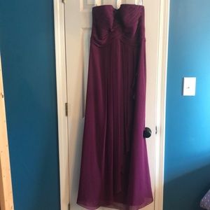 David’s bridal purple dress